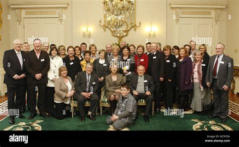 Mary McAleese meets relatives of the Omagh victims Stock Photo - Alamy