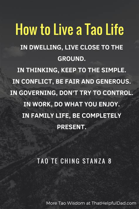 Tao Te Ching - Lao Tzu Quotes and Wisdom for Life - That Helpful Dad