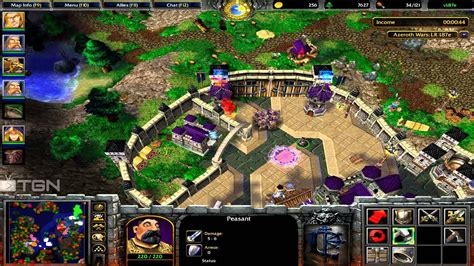 Warcraft 3 custom maps 1# Azeroth Wars - YouTube