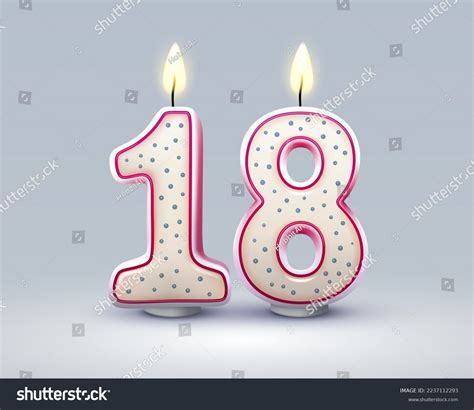 Happy Birthday Years 18 Anniversary Birthday Stock Vector (Royalty Free) 2237112293 | Shutterstock