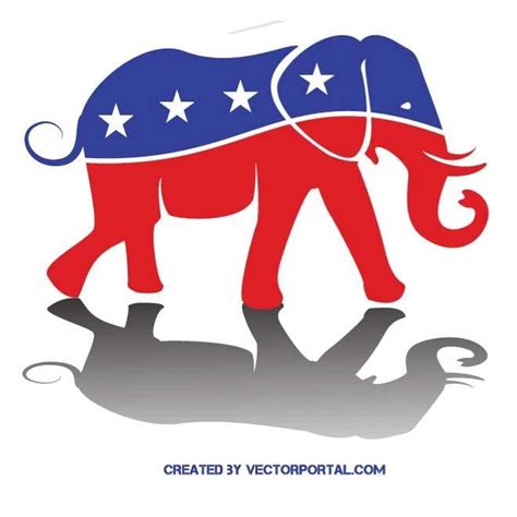 Republican elephant.ai Royalty Free Stock SVG Vector and Clip Art