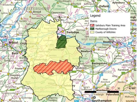 Salisbury Plain Map Uk - Insight from Leticia