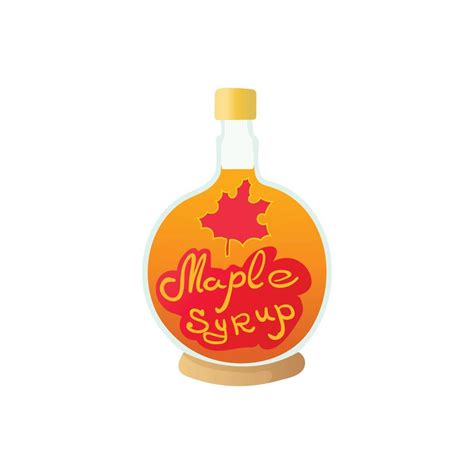 Maple syrup icon, cartoon style 14580426 Vector Art at Vecteezy