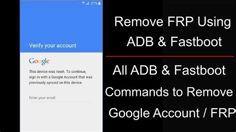 All ADB & Fastboot Commands To Remove FRP On All Brand Mobiles & How To ...