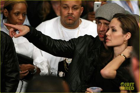 Photo: angelina jolie mayweather fight 03 | Photo 3945796 | Just Jared