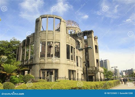 The Atom Bomb Dome Memorial Editorial Stock Photo - Image of dome ...