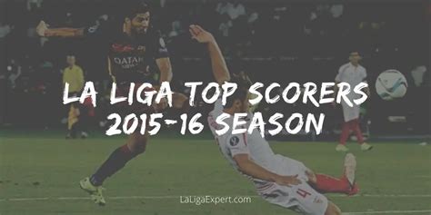 La Liga Top Scorers 2015-16 - Who won the Pichichi?