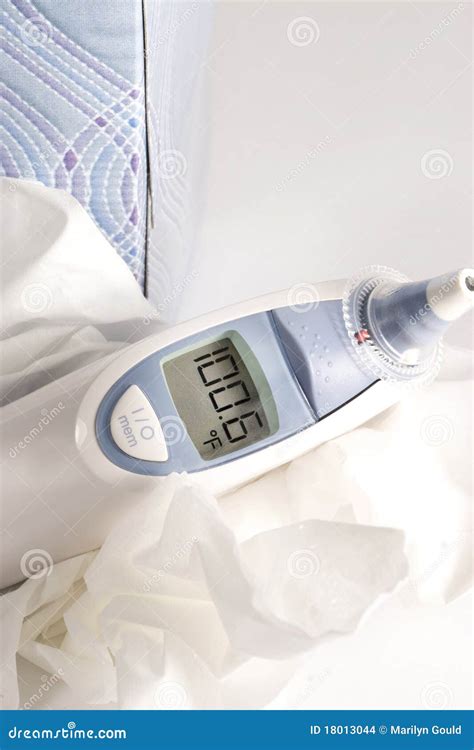 Thermometer Showing Fever Stock Images - Image: 18013044