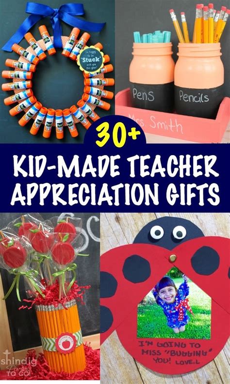 30 Kid-Made Teacher Appreciation Gifts (They'll Actually Use!)