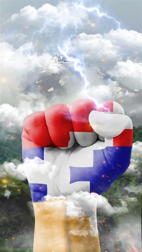 The power, armenia, armenian, artsakh, clouds, flag, dom, hand, thunder ...