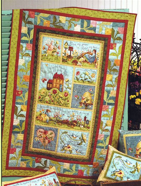 Garden Song Panel Quilt Kit | Panel quilts, Panel quilt patterns, Quilts