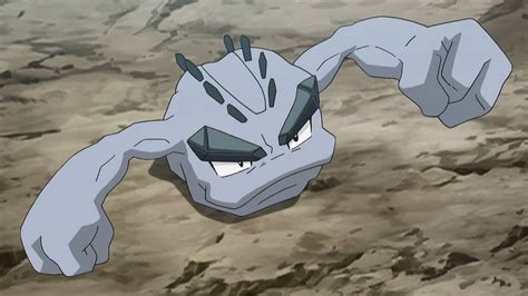 Download Geodude From Pokemon Top View Wallpaper | Wallpapers.com