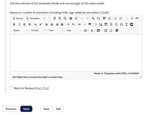 Cite one criticism of the Gradualist Model and one | Chegg.com