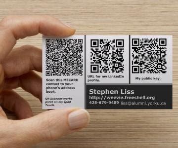 Nerdy Business Card With Three QR Codes : 5 Steps - Instructables