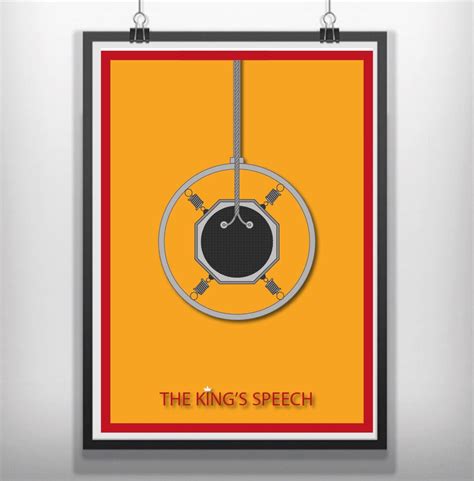 The Kings Speech Movie Poster Minimalist - Etsy