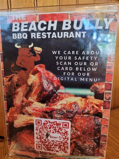 Menu at The Beach Bully BBQ, Virginia Beach