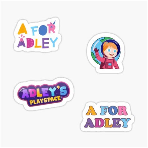 "A for Adley Sticker Pack, Catch Unicorn" Sticker by Anaen | Redbubble