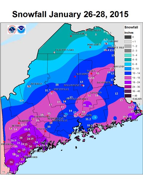 Minnesota Snow Depth Map