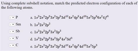 Electron configuration for antimony - fithrom