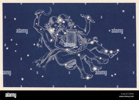 The Constellation Gemini Date: Not known Stock Photo - Alamy