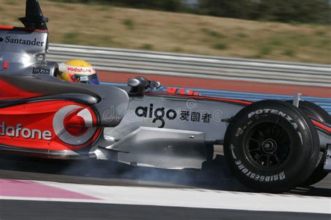 F1 2007 - Lewis Hamilton McLaren Editorial Stock Image - Image of 2007 ...