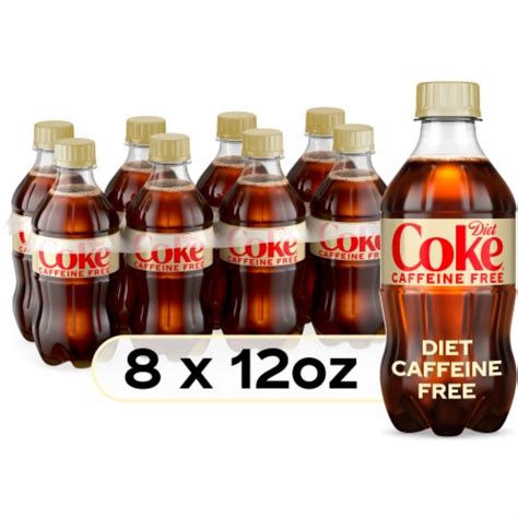 Diet Coke® Caffeine Free Soda Bottles, 8 pk / 12 fl oz - Kroger