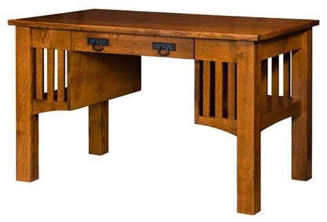 Mission Writing Desk | Amish Solid Wood Desks | Kvadro Furniture