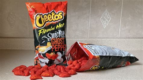 Cheetos Flamin' Hot Smoky Ghost Pepper Puffs Review: This New Snack Won't Set The World On Fire