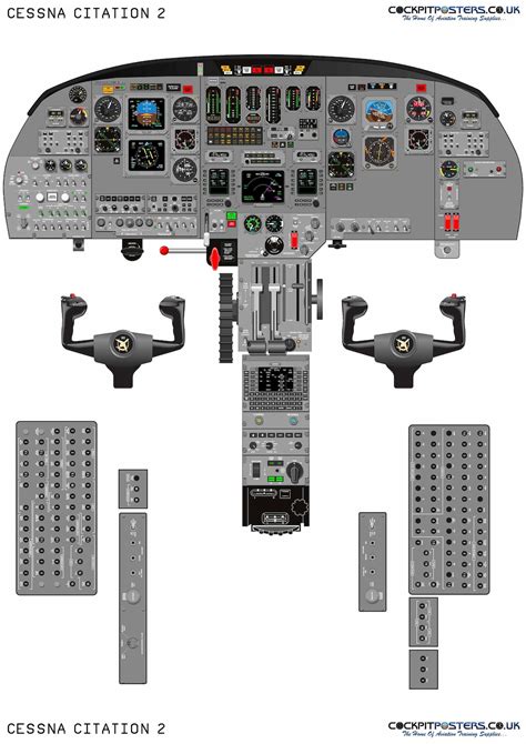 Cessna Citation 2 Cockpit Poster - Etsy