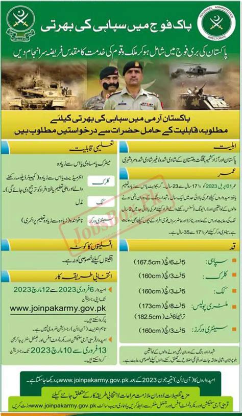 Pak Army Jobs 2023 Latest Advertisement | All Pak Notifications