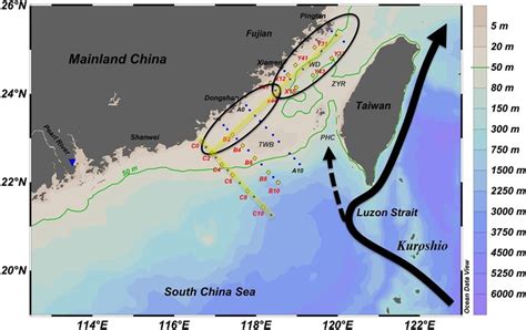 Taiwan Strait Map Location