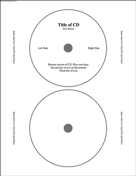 Cd Label Templates Free - Sample Templates - Sample Templates