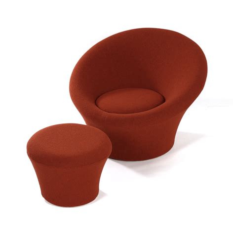 Mushroom Arm Chair with Ottoman (650/561) by Pierre Paulin for Artifort ...