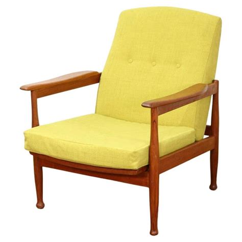 Danish Mid Century Modern Leather Recliner Lounge Chair at 1stDibs | modern recliner