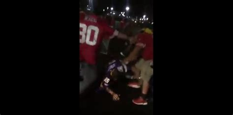 49ers Fans Brutally Beats Up Vikings Fan After Last Night's Game ...