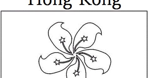 Geography Blog: Hong Kong Flag Coloring Page