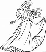 Goodly Princess Aurora Coloring Page Printable sketch template