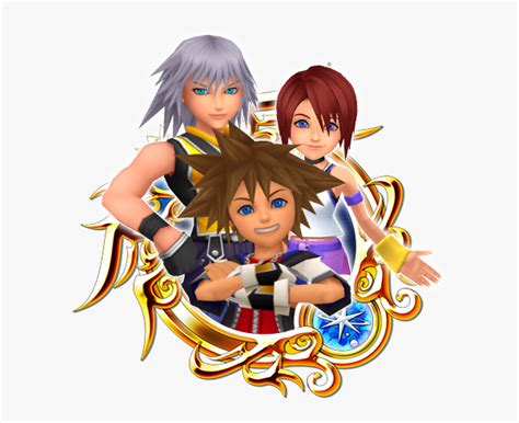 Sora & Riku & Kairi - Kingdom Hearts Key Art 1, HD Png Download - kindpng