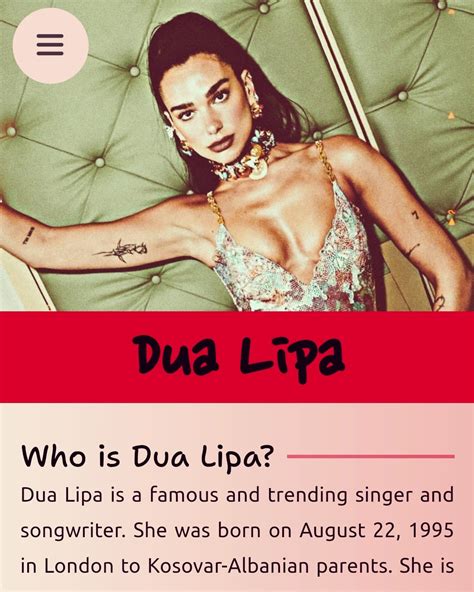 aWho is Dua Lipa?. Dua Lipa is a famous and trending… | by Divas .Top ...