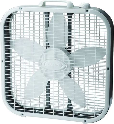 Lasko 3733 Box Fan, 3-Speed, 1710 Cfm Air, White (046013311900-2)