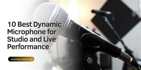 10 Best Dynamic Microphone for Studio and Live Performance (2024): Tested