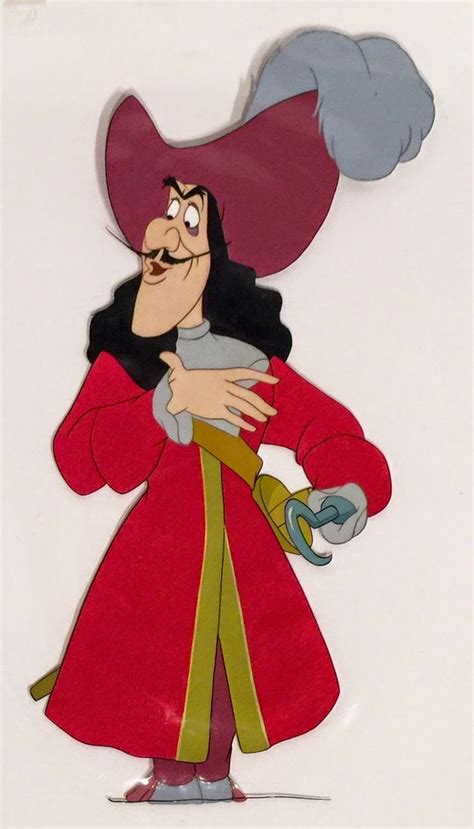 Animation Collection: Original Production Cel of Captain Hook from "Peter Pan," 1953 | Captain ...