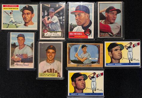 Lot Detail - Lot of (48) 1952-1956 Topps & Bowman Baseball Cards w. 1956 Luis Aparicio Rookie Card