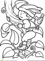 Jack And The Beanstalk Coloring Pages Free sketch template