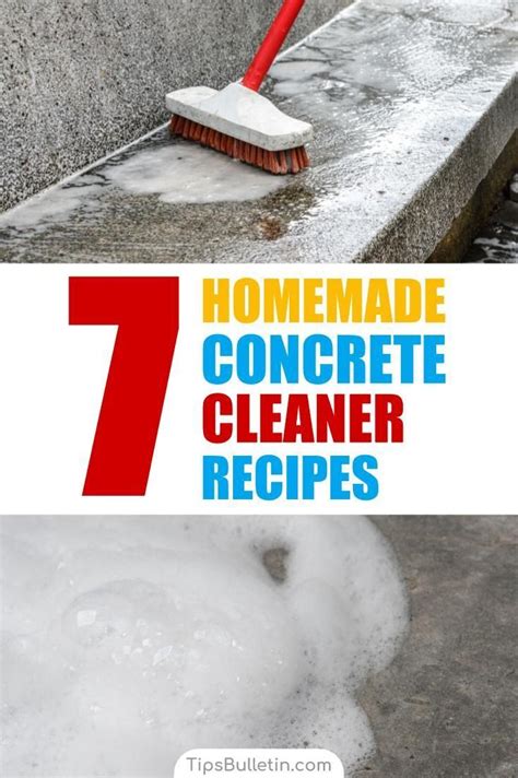 Homemade Concrete Cleaner Recipes: 7 DIY Tips for Cleaning... | Recipe ...