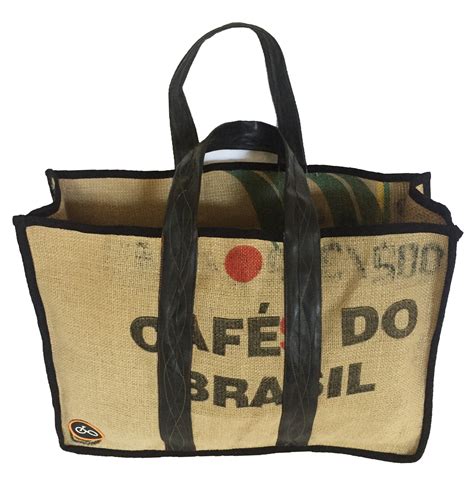 Recycled Coffee Sack & Inner Tube Shopper Bag - Cycle Of Good