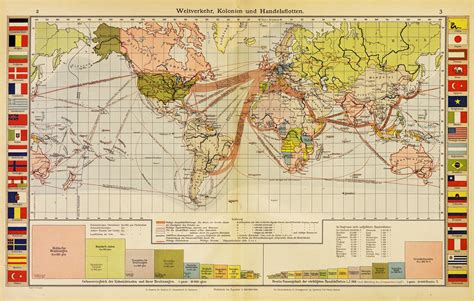 World travel times & trade routes (1902)[5987 x 3809] : r/MapPorn