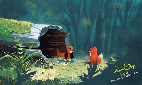 The Fox and the Hound (fan art) (2) | Images :: Behance