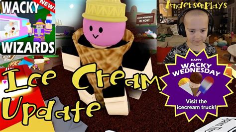 AndersonPlays Roblox Wacky Wizards 🍨ICE CREAM UPDATE🍨 - How to Get Ice Cream Cone - All New Potions