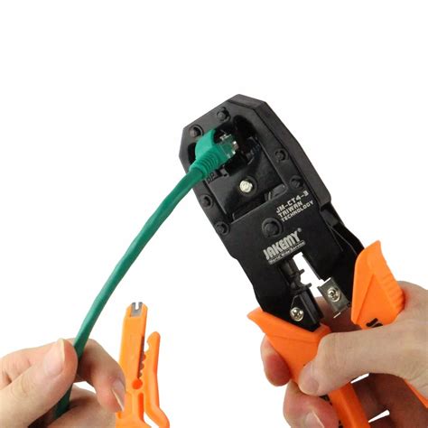 JAKEMY Multitool 4P 6P 8P LAN Network Ethernet Cable Crimping Plier Clamp + Wire Cutter Tool Kit ...